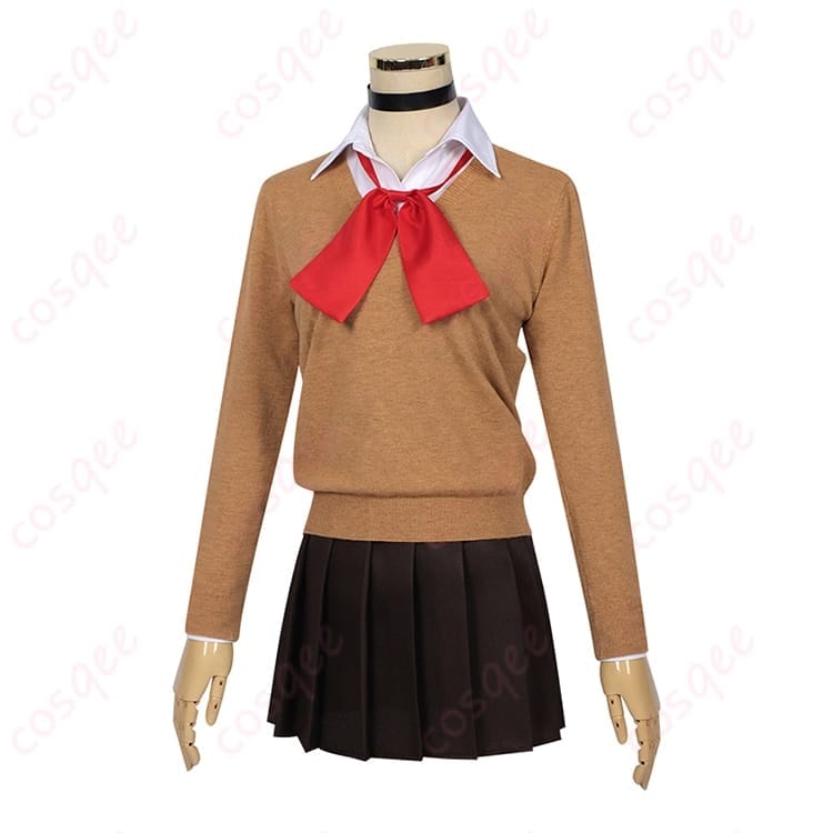 ダンダダン 綾瀬桃の学園制服コスプレ一式 透け感レイヤーで写真映えしやすい仕上がり - 2枚目の画像