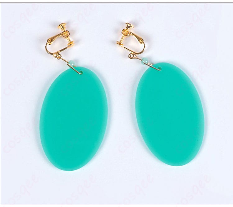 綾瀬桃 制服 コスプレ衣装 耳飾りの細部。キャラクターの魅力を引き立てるアイテム!