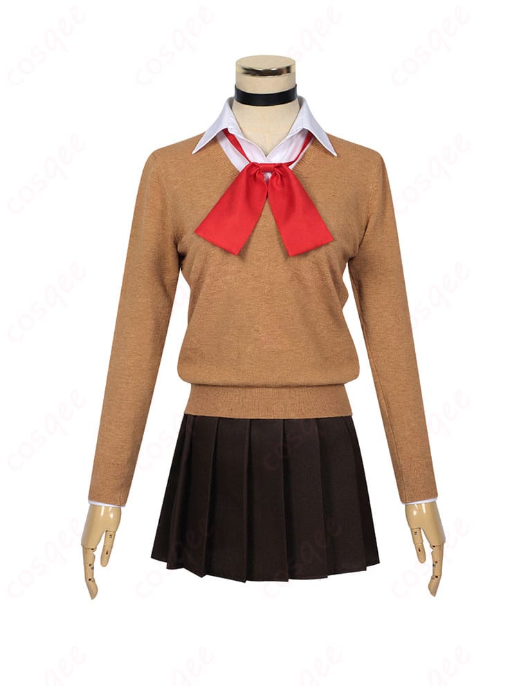 ダンダダン 綾瀬桃 制服 コスプレ衣装の正面画像。制服の詳細がよくわかる!