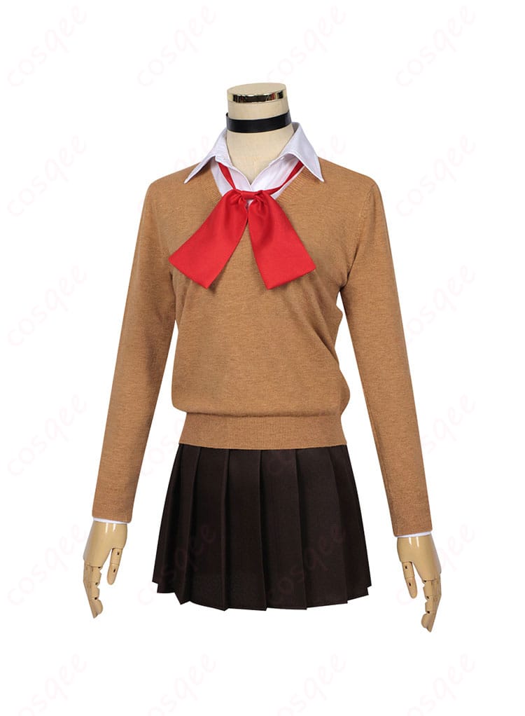 ダンダダン 綾瀬桃 制服 コスプレ衣装の側面画像。衣装のラインやフィット感を確認!