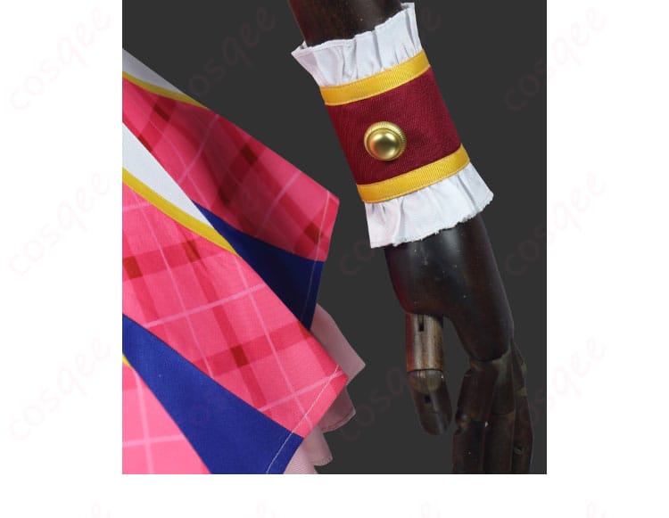 アイカツ!大空あかりのピンクパレードコーデコスプレ衣装の腕飾り。細部まで手が込んだデザイン。