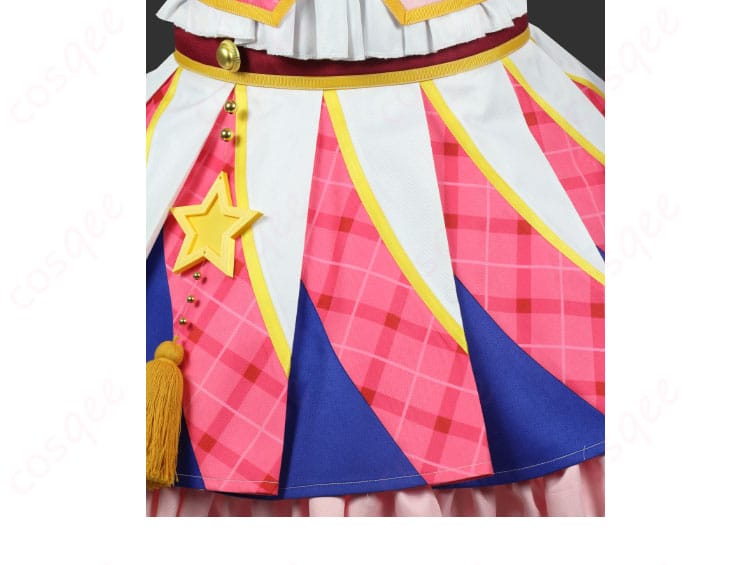 アイカツ!大空あかりのコスプレ衣装のスカート部分。動きのある美しいデザイン。