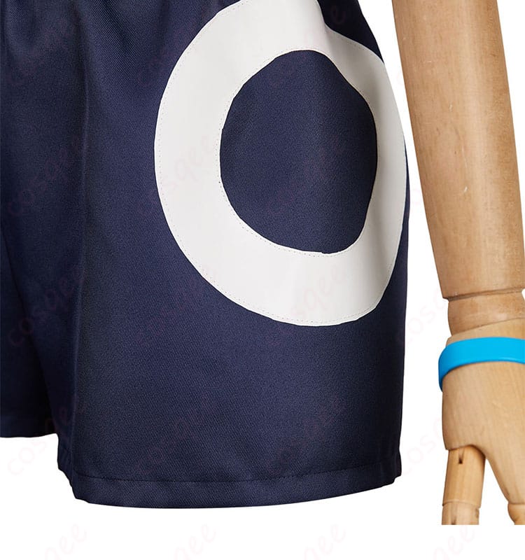 パンツの足元装飾ディテール – ONE PIECEナミファンの少女コスプレ衣装のパンツ脚部