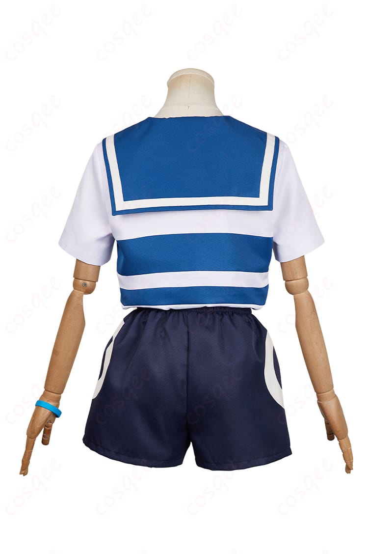 商品背面画像 – ONE PIECEナミファンの少女コスプレ衣装背面のディテール