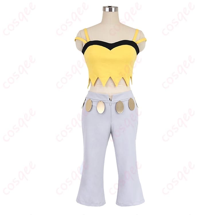 ポケットモンスター カリン HGSS版コスプレ衣装 ダークに決まる上品セットアップ - 1枚目の画像