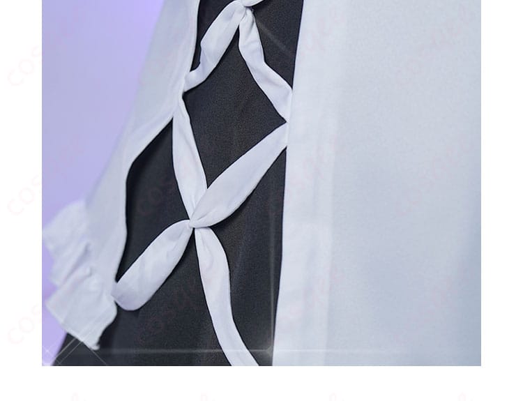 スカートの装飾詳細 - 細かいスカート装飾が美しいセレン龍月 コスプレ衣装