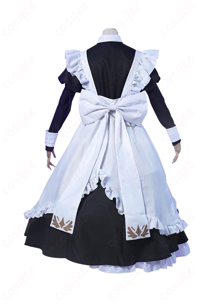 商品背面画像 - メイド服 背面デザイン セレン龍月 コスプレ衣装