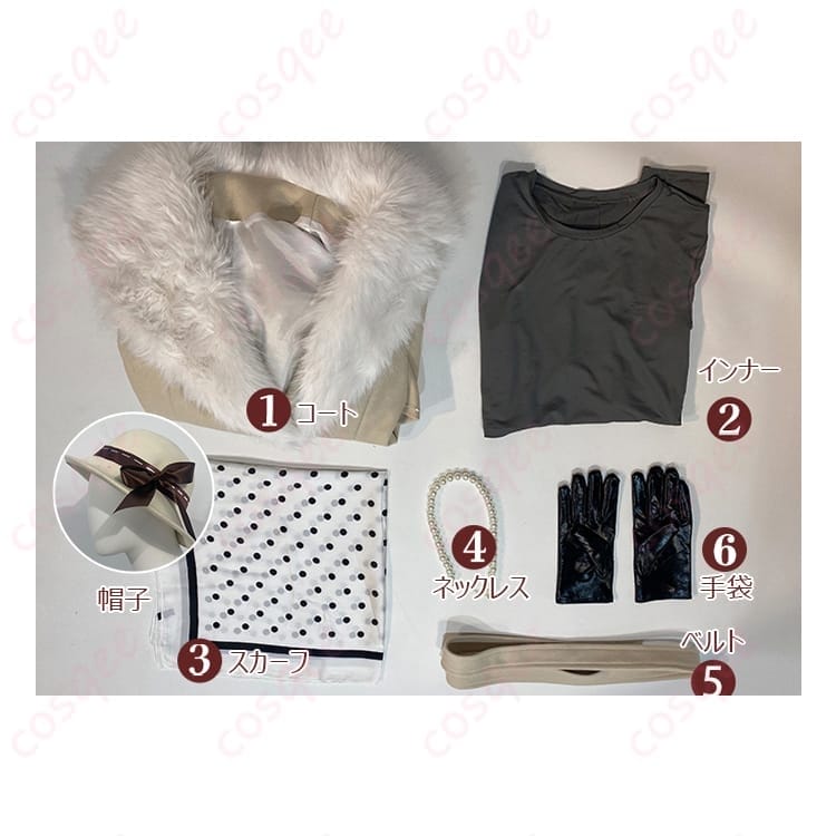 第五人格 レディ・ファウロ（エブリン・モレー）コスプレ衣装 上品クラシカルで写真映えしやすい一着 - 6枚目の画像