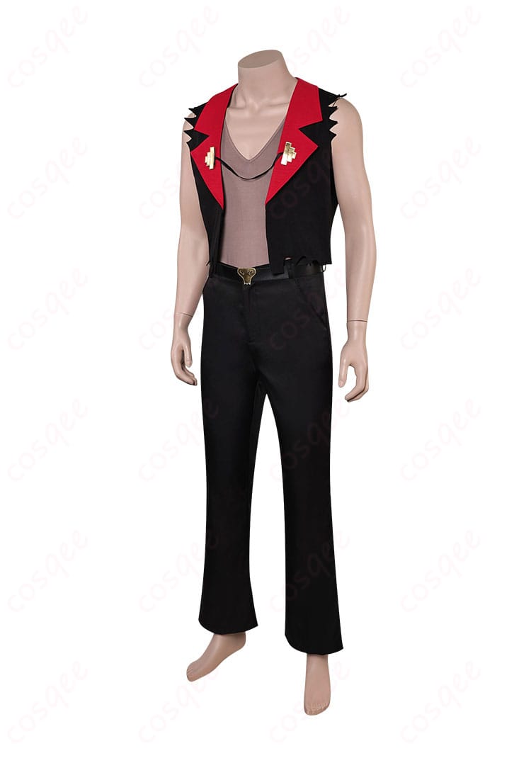 ヘルヴァ・ボス サタン コスプレ衣装 左側面図。細部まで忠実に再現されたサタンのコスプレ衣装。