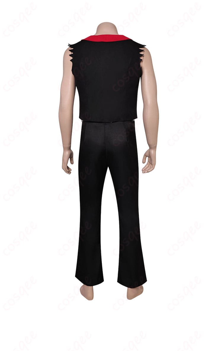 ヘルヴァ・ボス サタン コスプレ衣装 背面図。背面のデザインとディテールがしっかりと表現されている。