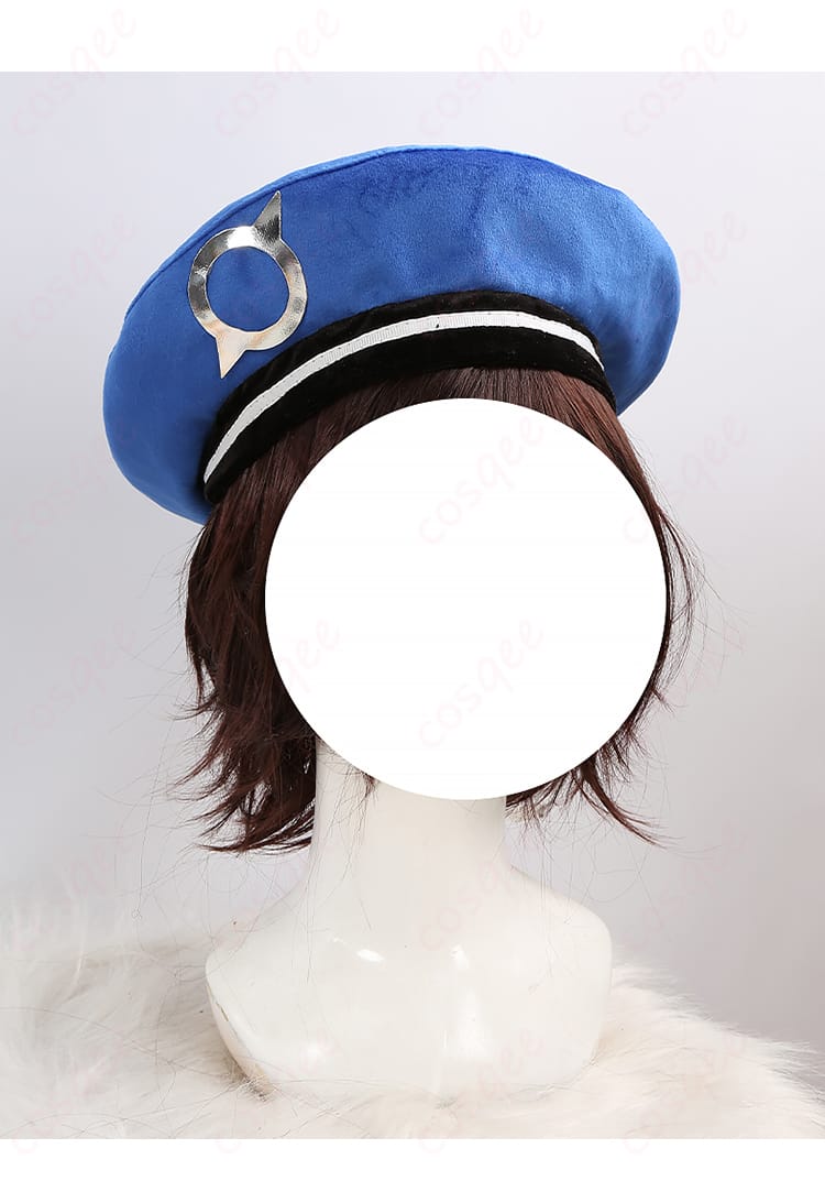 原神 放浪者(スカラマシュ) コスプレ衣装 帽子の装飾細部。細かい刺繍とデザインがリアルに再現。