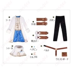 ゼルダの伝説BotW ゼルダ姫の冬服コスプレ 上品シルエットで写真映えも着心地も両立 - 4枚目の画像（サムネイル）