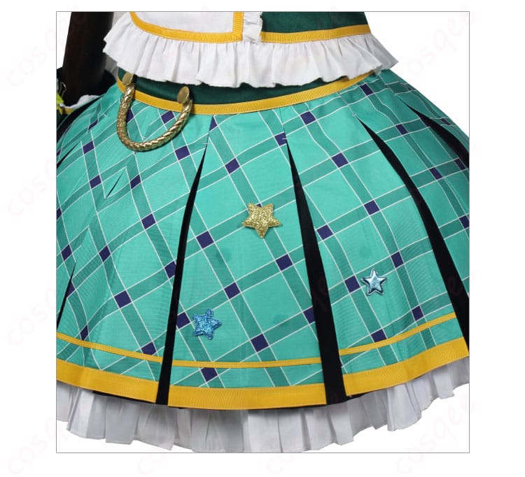 藤堂ユリカ コスプレ衣装 スカート装飾細部。アイカツオンパレード!の衣装の特徴的な装飾。