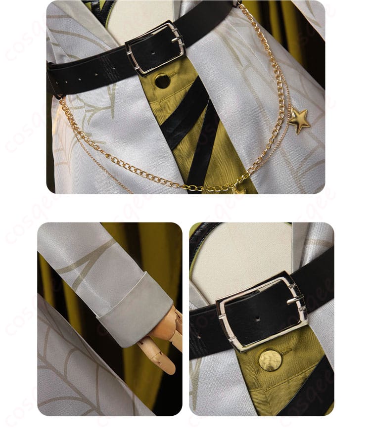 ベルト、袖口装飾の細部 - コスプレ衣装のベルトと袖口ディテール