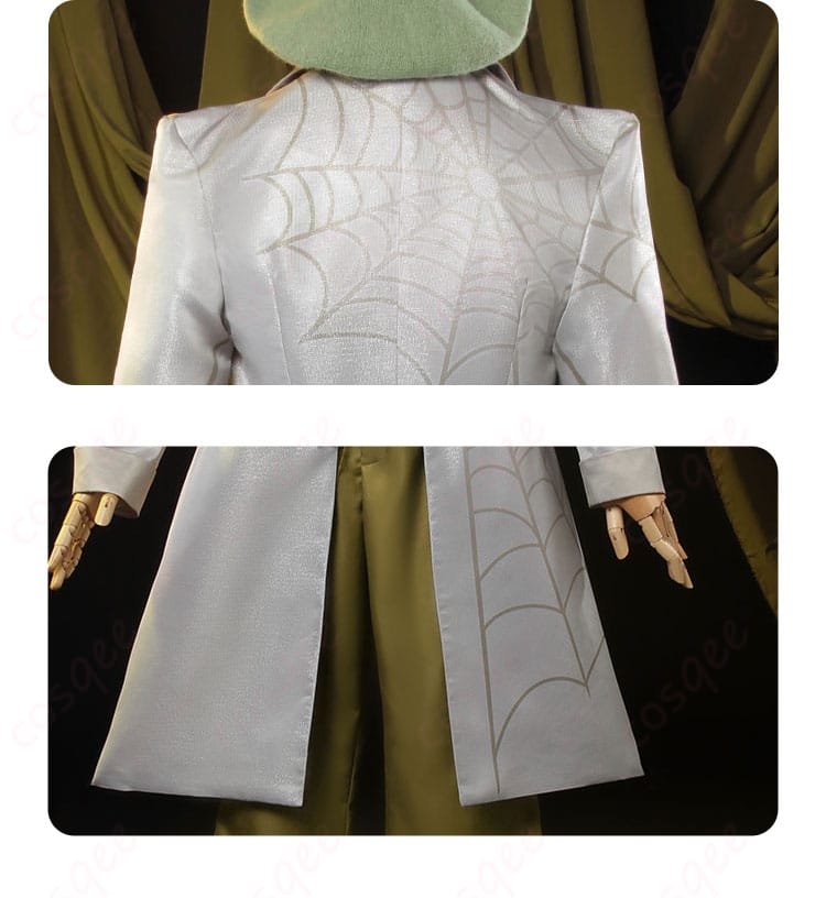 服の背面細部 - バーメイドコスプレ衣装の背面ディテール