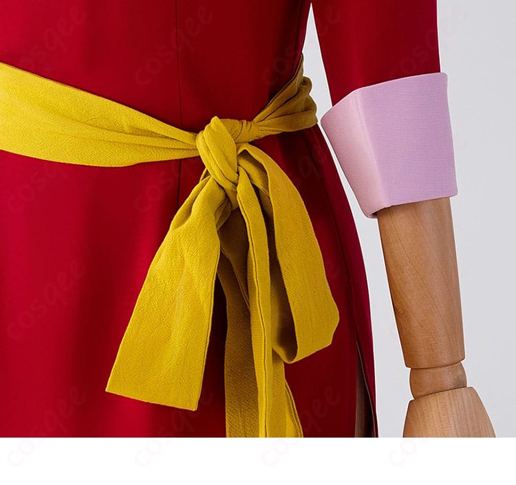 腰のベルト装飾詳細 - 銀魂 神楽 コスプレ衣装の腰回りのディテール