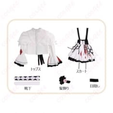 プロセカ 暁山瑞希 苦痛の綻花コスプレ｜儚く耽美な光沢感で写真映えする一着 - 5枚目の画像（サムネイル）