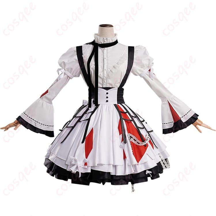 プロセカ 暁山瑞希 苦痛の綻花コスプレ｜儚く耽美な光沢感で写真映えする一着 - 1枚目の画像