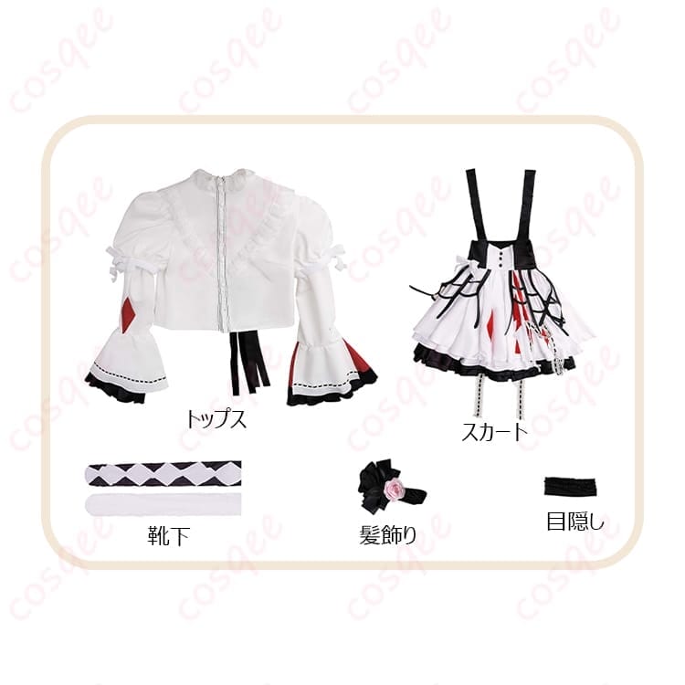 プロセカ 暁山瑞希 苦痛の綻花コスプレ｜儚く耽美な光沢感で写真映えする一着 - 5枚目の画像