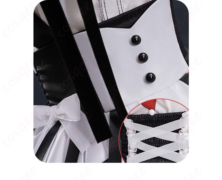 腰間の装飾ディテール - 暁山瑞希 コスプレ衣装の腰の装飾、ディテールにこだわり