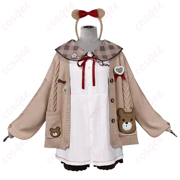 プロジェクトセカイ 草薙寧々 カフェモカ・ベア ルームウェア風コスプレ 着心地やさしく写真映え - 1枚目の画像