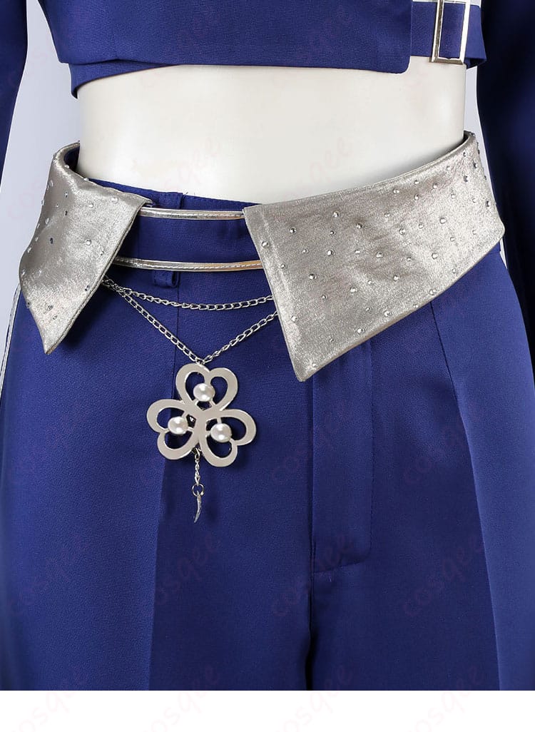 腰部分の装飾詳細。特訓後の衣装における美しいデザインが際立つ部分。