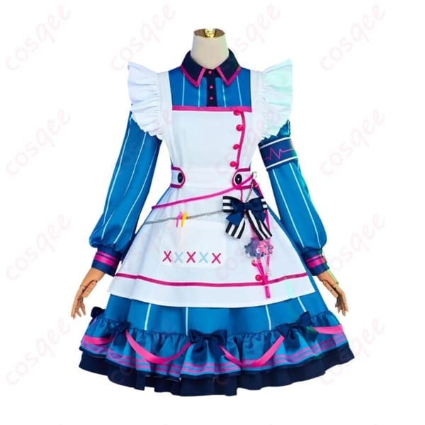 プロセカ 朝比奈まふゆ 猫耳おばけの案内人風コスプレ 上品モノトーンでダーク可愛い