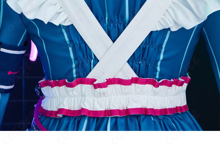 服装背面装飾細部画像 - コスプレ衣装の背面装飾。背面のディテールも丁寧に作られています。