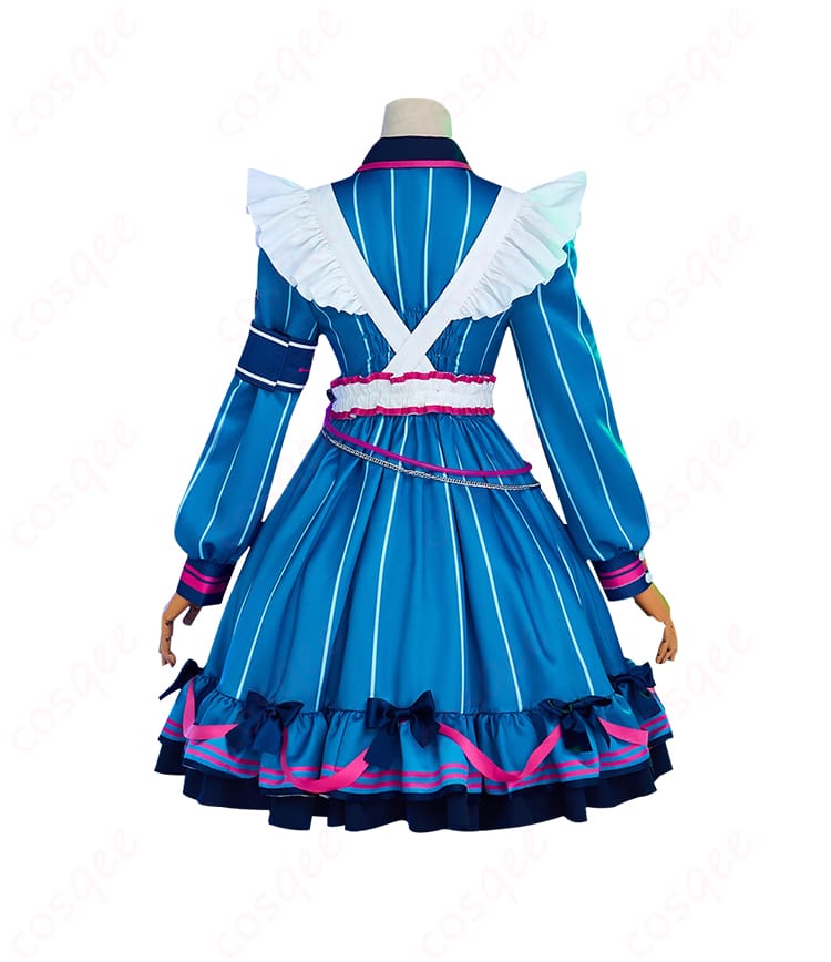 商品背面画像 - 衣装の背面画像。背面のディテールまで丁寧に再現されています。