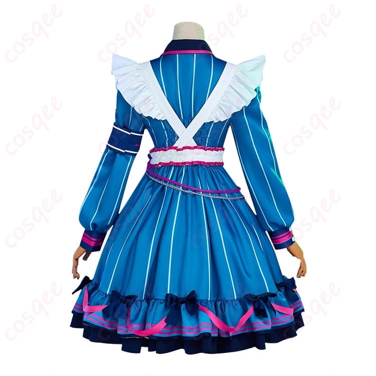 プロセカ 朝比奈まふゆ 猫耳おばけの案内人風コスプレ 上品モノトーンでダーク可愛い - 3枚目の画像