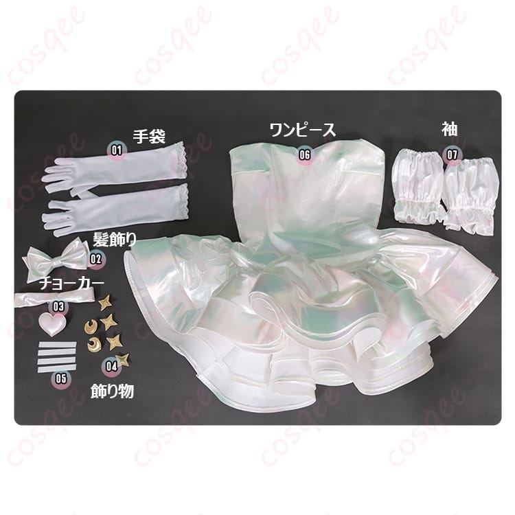 ニディガ展2 超絶最かわてんしちゃんの天使系コスプレ衣装 清楚で映えるフルセット - 4枚目の画像