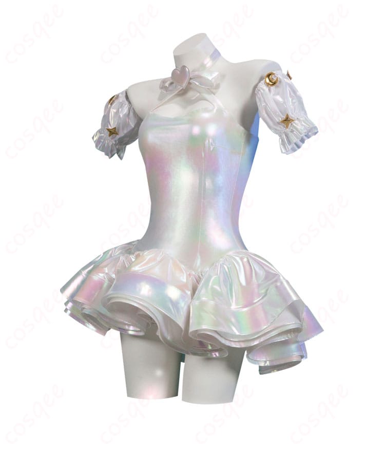 超絶最かわてんしちゃん コスプレ衣装の側面画像。衣装のシルエットと美しいラインを確認できます。