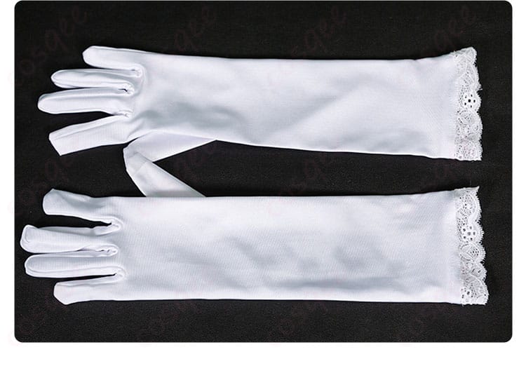 超絶最かわてんしちゃん コスプレ衣装の手袋部分の装飾細部。キャラクターにぴったりの精緻なデザイン。