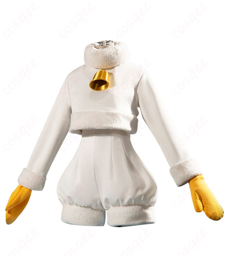 木之本桜 ひつじモチーフ コスプレ衣装 正面写真。高い再現度でファン必見のアイテム!