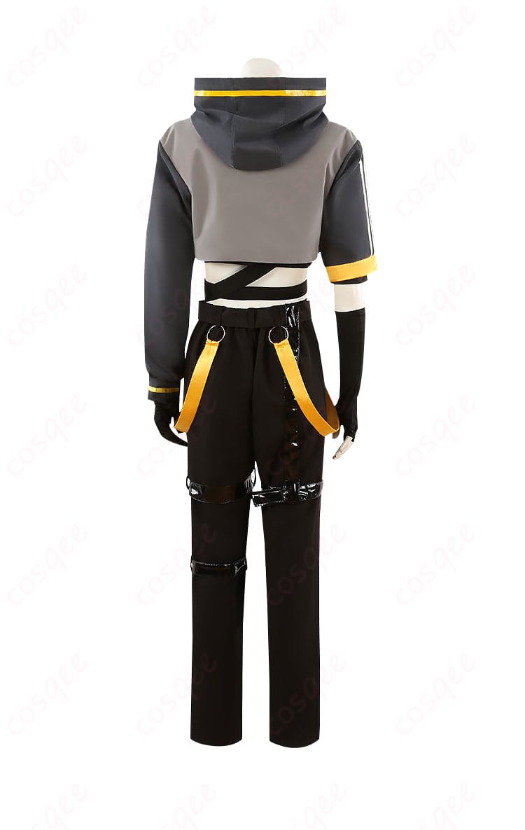 商品背面のコスプレ衣装。背面も完璧に再現された、原神の空(そら)コスプレ衣装。