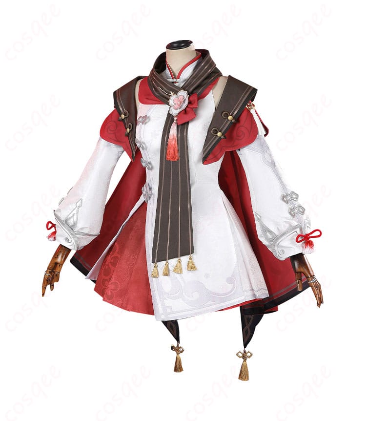 商品側面から見たコスプレ衣装 – 原神 フータオ(胡桃)コスプレ