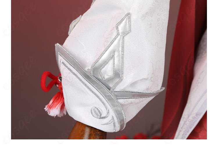 背中の飾りのフリンジディテール – フータオ(胡桃) コスプレ衣装