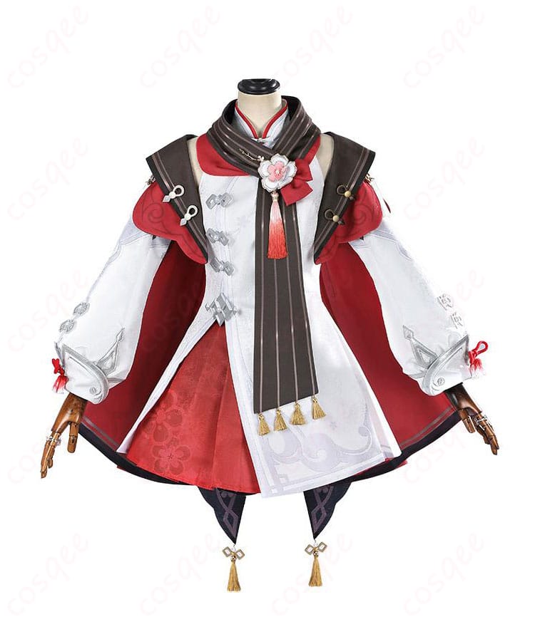 商品正面のコスプレ衣装詳細 – フータオ(胡桃) 残雪に咲く紅