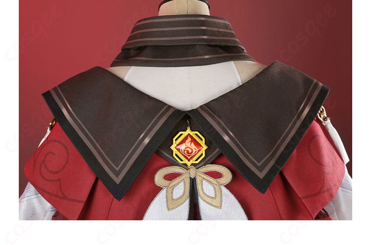 服装背面のディテール – フータオ(胡桃) コスプレ衣装