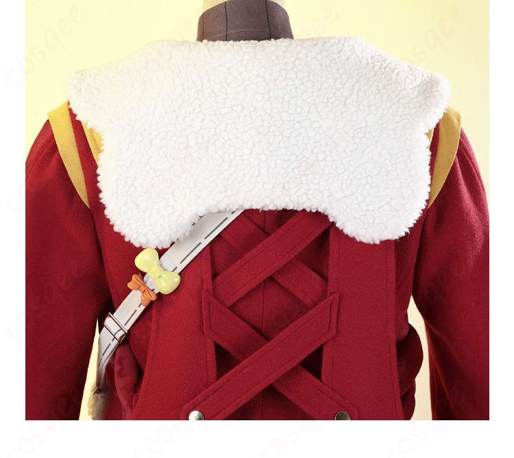 「原神 香菱(シャンリン)」コスプレ衣装の背面ディテール。美しい仕上がりと品質の高さが感じられる。