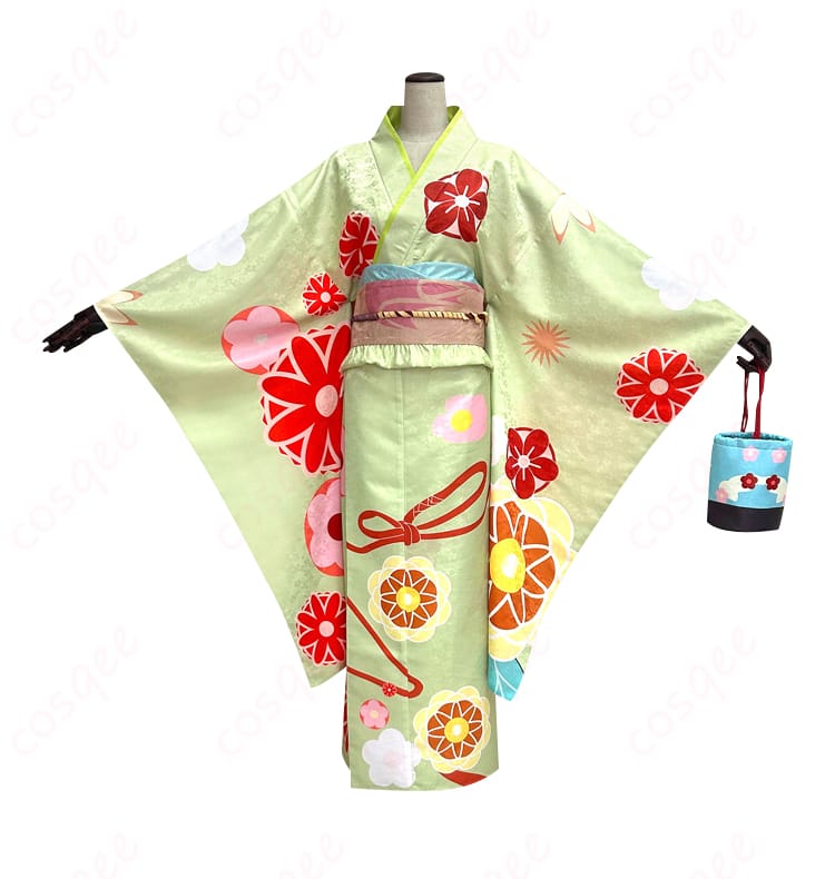 衣装装飾の詳細画像 - 衣装の刺繍、花柄デザインなど、細部まで忠実に再現