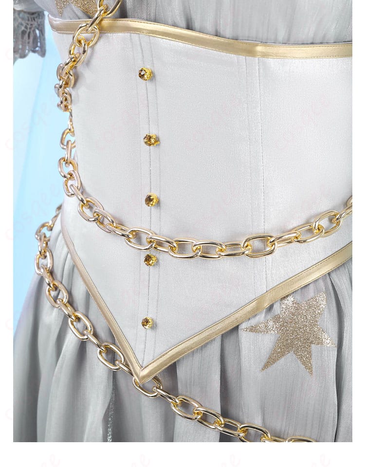 腰飾りの細部画像。美しいデザインの腰飾りがコスプレ衣装のアクセントに。