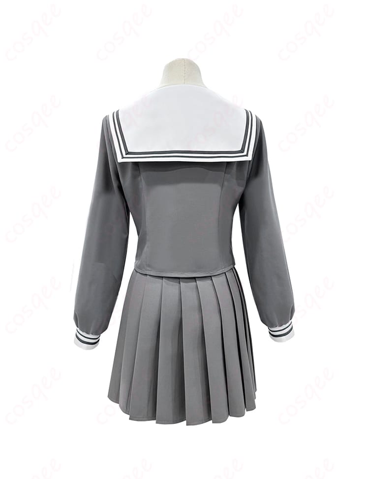 プロジェクトセカイ 宮益坂女子学園 セーラー服 コスプレ衣装 背面詳細、忠実再現で完璧