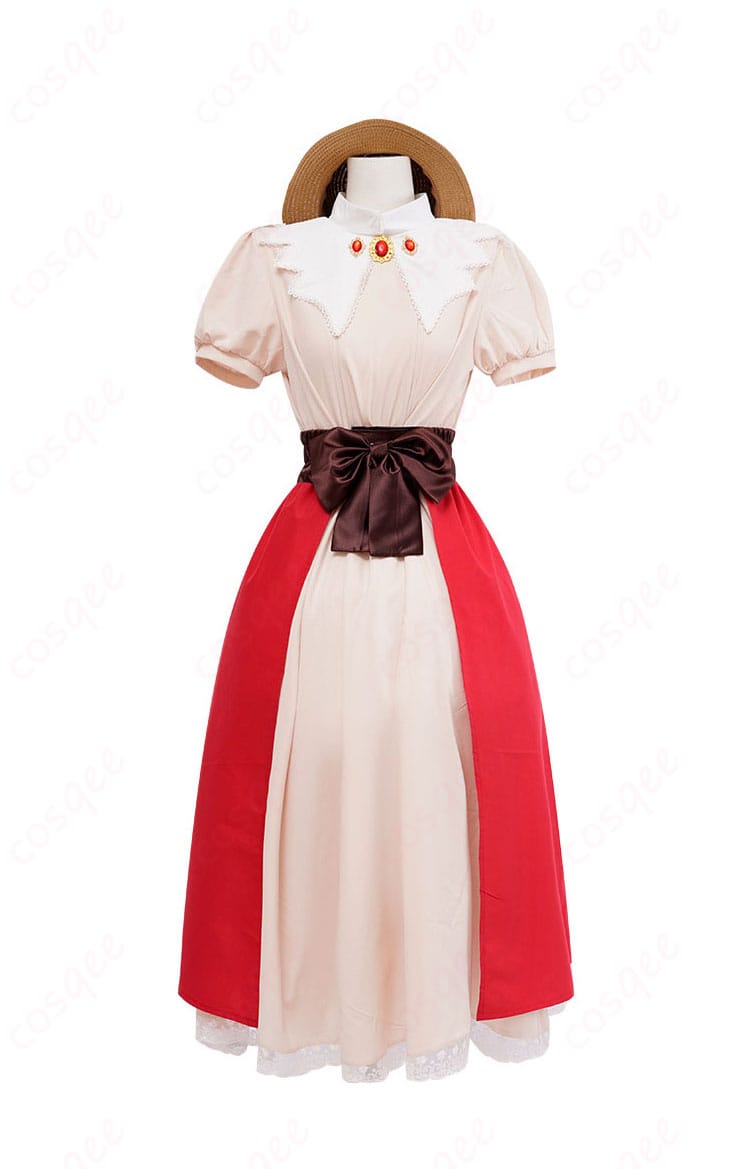 商品正面図: 木之本桜のコスプレ衣装正面。カードキャプターさくらの私服スタイル。