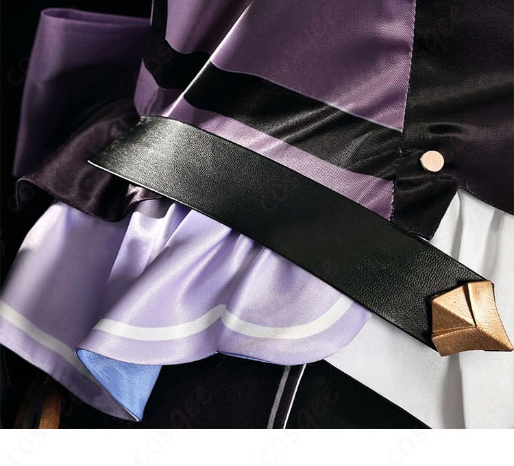 腰装飾のディテール、スターレイル マダム・ヘルタ コスプレ衣装の腰部分装飾