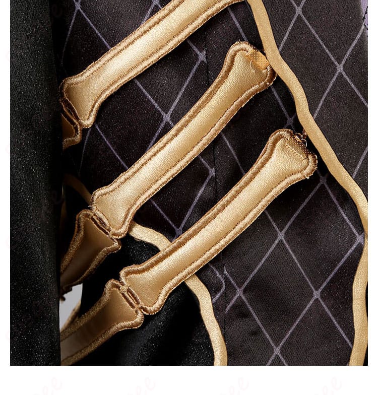 あんさんぶるスターズ!! 朔間凛月 衣襟装飾の詳細。高級感あふれるデザインで、さらにリアルな仕上がり。