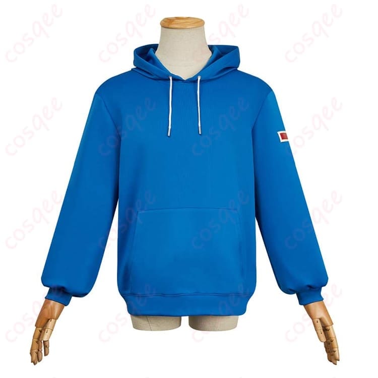 SAKAMOTO DAYS 朝倉シンのストリート感をまとうパーカー風コスプレ衣装 - 1枚目の画像