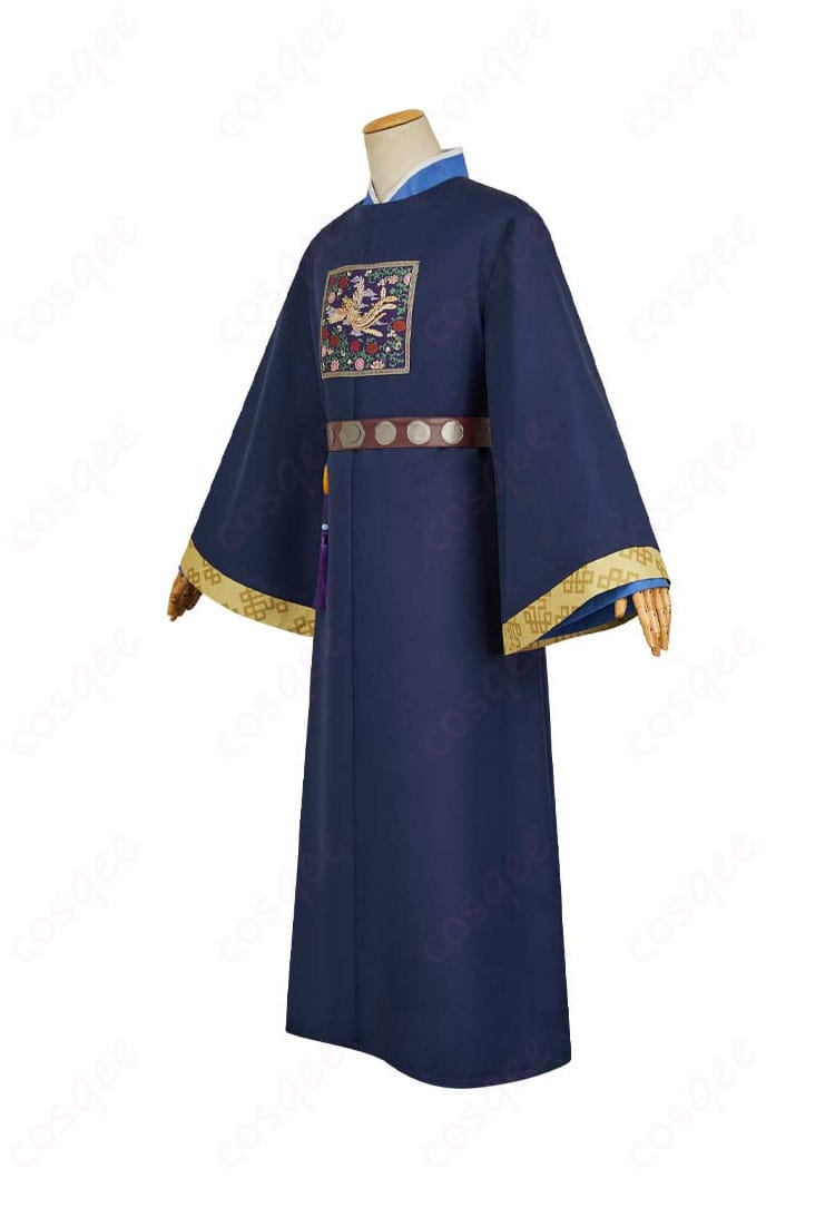 薬屋のひとりごと 壬氏(ジンシ) 園遊会衣装 コスプレ衣装の左側。リアルな作りと美しいシルエットが際立つ。