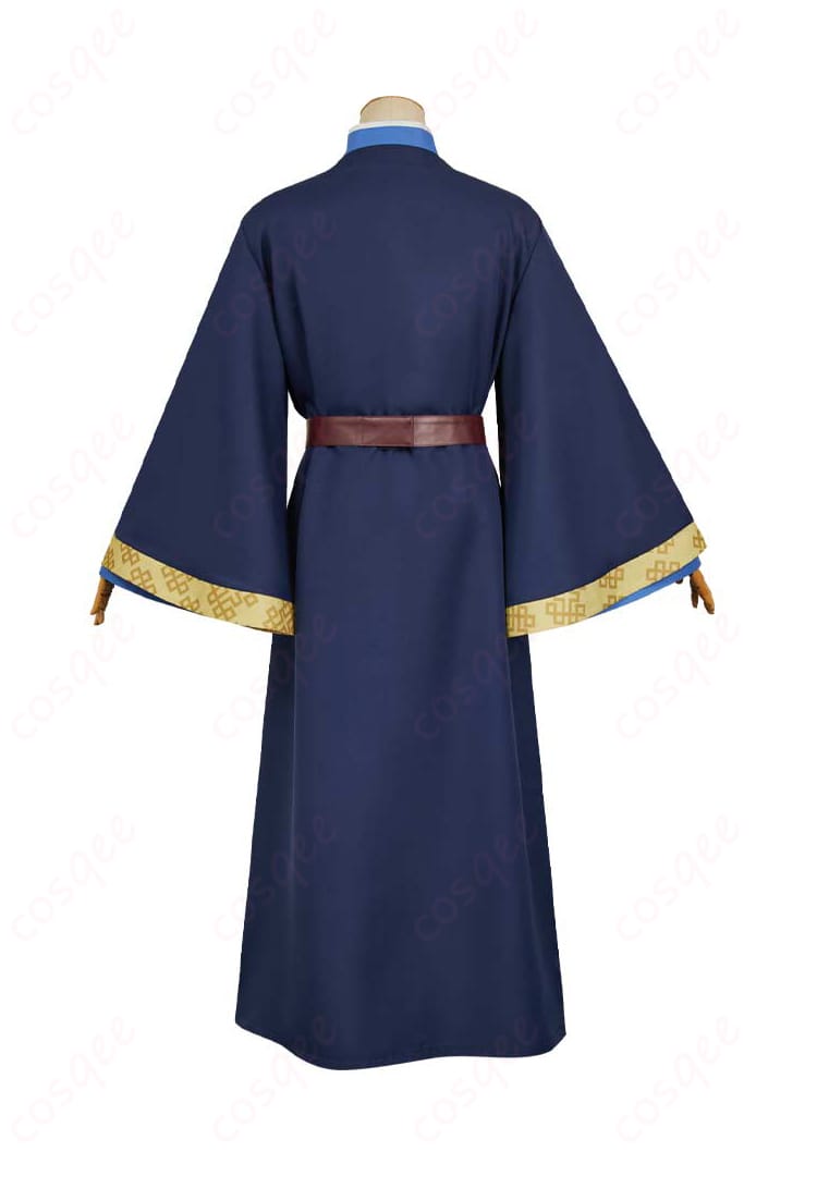 薬屋のひとりごと 壬氏(ジンシ) 園遊会衣装 コスプレ衣装の背面。服のディテールと作りの精緻さが強調されている。