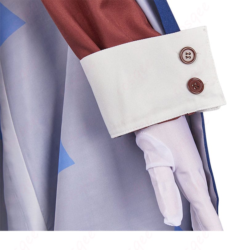 地縛少年花子くん2 蒼井茜 コスプレ衣装 袖口装飾のディテール。袖のディテールとしっかりした縫製が特徴です。